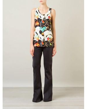 Amir Slama Mid-Rise Flare Pants - Black