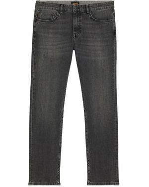 BOSS Five-Pocket-Jeans - Grau