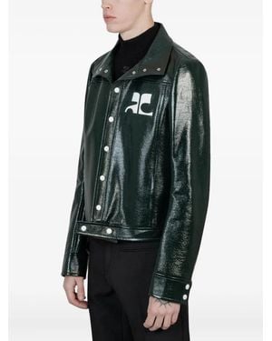 Courreges Giacca Reedition Vynil - Verde