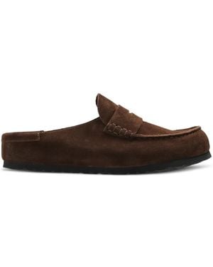 Birkenstock Naples Wrapped Clogs - Brown