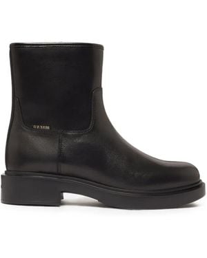G.H. Bass & Co. Albany Ii Leather Ankle Boots - Black