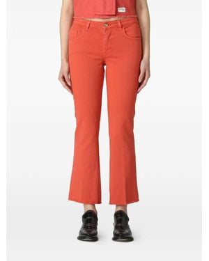 Fay Fringed Flared Trousers