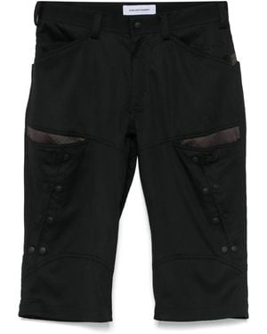 Kiko Kostadinov Inex Snap Shorts - Black