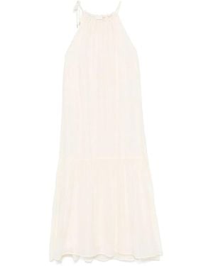 Liu Jo Textured Maxi Dress - White