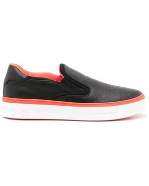 Ferragamo Slip-On Trainers - Black