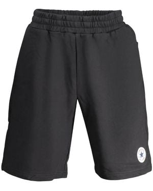 Converse Chuck-Patch Cotton Shorts - Grey