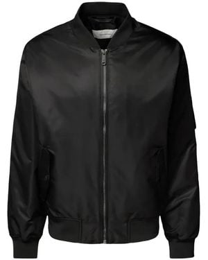 Calvin Klein Padded Bomber Jacket - Black