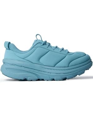 Hoka One One Bondi Padded Lace-Up Trainers - Blue