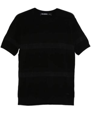 Karl Lagerfeld Klassisches T-Shirt - Schwarz