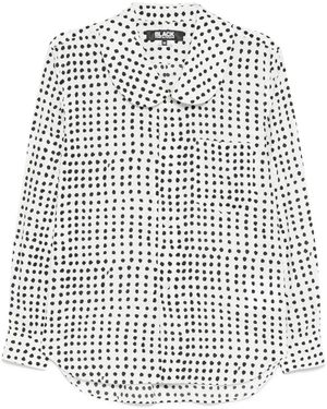 COMME DES GARÇON BLACK Camicia Filip Pagowski A Righe - Bianco
