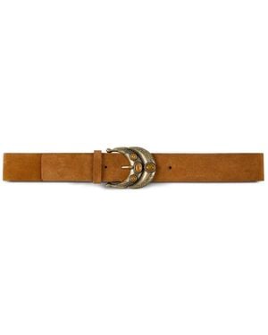 Ba&sh Bolbi Embellished-Buckle Belt - White
