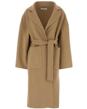 Aftercoat Cappotto Con Cintura - Neutro