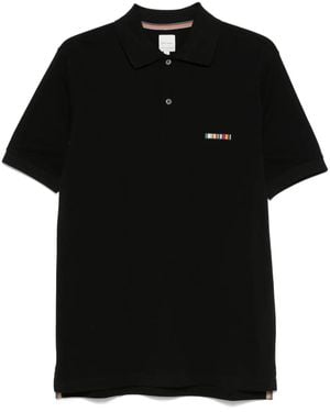 Paul Smith Polo A Righe - Nero