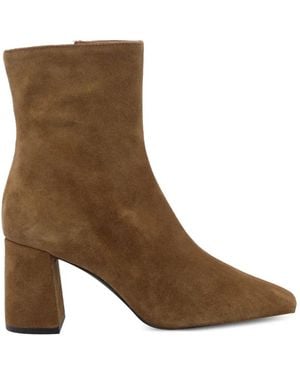 Ángel Alarcón Stiefeletten Mit Eckiger Kappe - Braun
