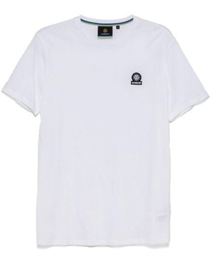 Sandbanks Logo-Badge T-Shirt - White