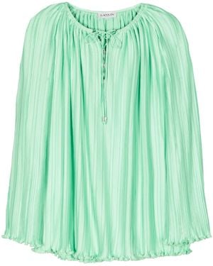 Lanvin Pleated Tunic - Green