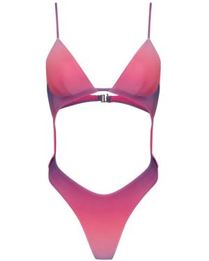 Amir Slama X Tati Barbieri Badeanzug Mit Cut-Out - Pink