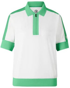 Bogner Arabell Panelled Polo Shirt - Green