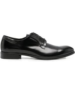 Carlo Pignatelli Zapatos Derby Con Panel Texturizado - Negro