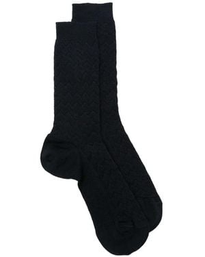 Missoni Zigzag-Knit Socks - Black