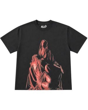 Melt Graphic-Print T-Shirt - Black