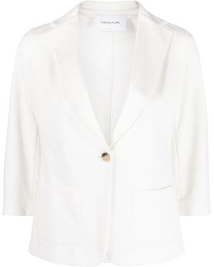 Fabiana Filippi Single Breasted Jacket - White