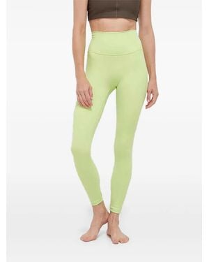 adidas Logo-Detail Leggings - Yellow