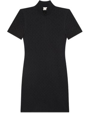 Calvin Klein Zip-Neck Dress - Black