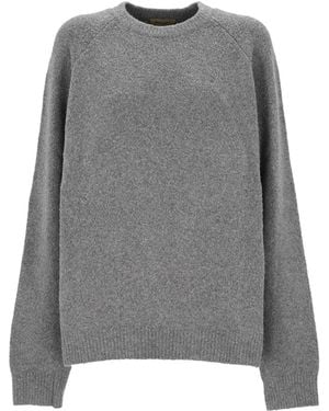 Woolrich Raglan-Sleeve Wool Sweater - Gray
