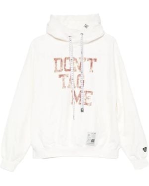 Maison Mihara Yasuhiro Long-Sleeves Hoodie - White