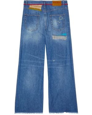 Marni Patchwork Jeans - Blue