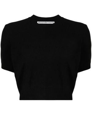 Alexander Wang Cropped Top - Black