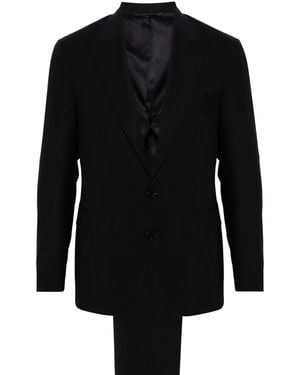 Canali Single-Breasted Suit - Black