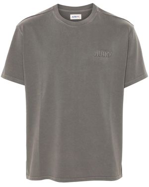 Autry ロゴ Tシャツ - グレー