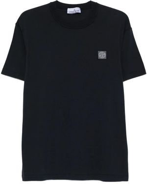 Stone Island Compass-motif T-shirt - Schwarz