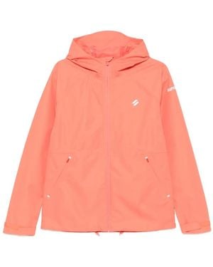 Superdry Waterproof Hooded Jacket - Pink