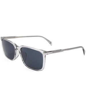 David Beckham Square-Frame Sunglasses - White