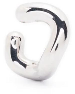 Charlotte Chesnais Wave Earring Cuff - White