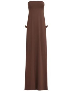 Taller Marmo Ensemble Bikini Et Robe Penelope À Détail D'Anneau - Marron