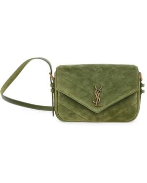 Saint Laurent Loulou Toy Crossbody - Green