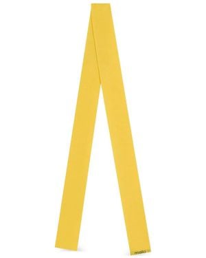 Malo Écharpe À Logo - Jaune