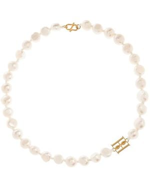 By Malene Birger Freshwater-Pearl Necklace - White