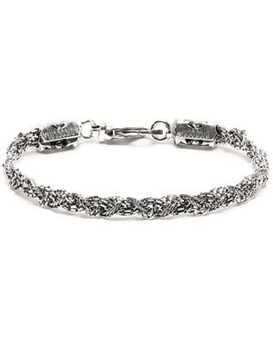 Emanuele Bicocchi Braided Bracelet - Metallic