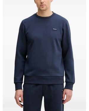 Hackett Logo-Patch Sweatshirt - Blue