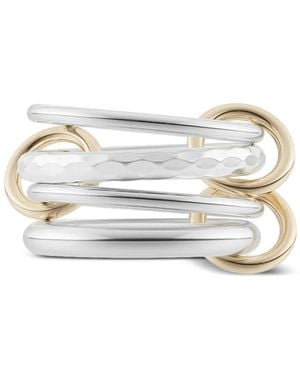 Spinelli Kilcollin 18Kt Geelgouden Hammered Ring - Wit