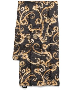 Versace Jeans Couture バロッコプリント スカーフ - ブラック