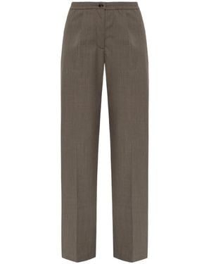 Samsøe & Samsøe Straight-Leg Pants - Gray