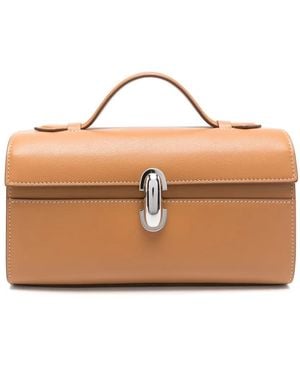 SAVETTE Symmetry Tote Bag - Brown