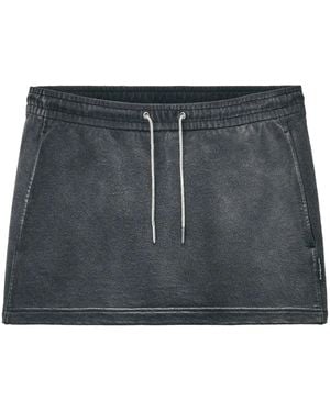 Alexander Wang Minirock mit Kordelzug - Schwarz