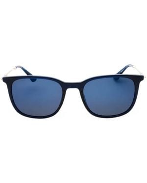 Police Rectangle-Frame Sunglasses - Blue